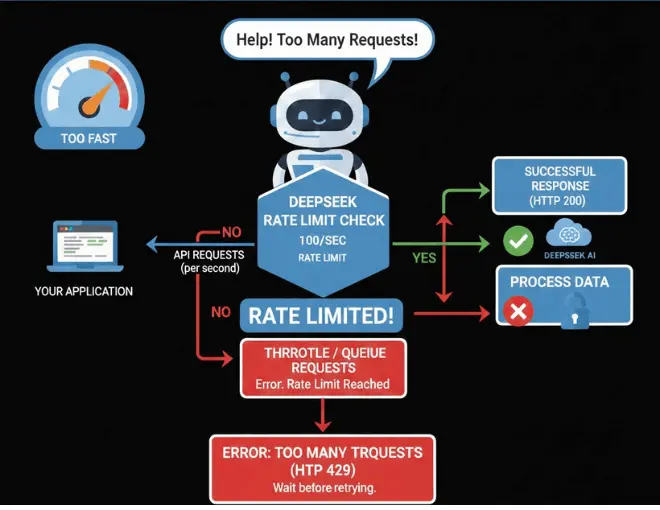 Why the “Rate Limit Reached” Error Happens in DeepSeek